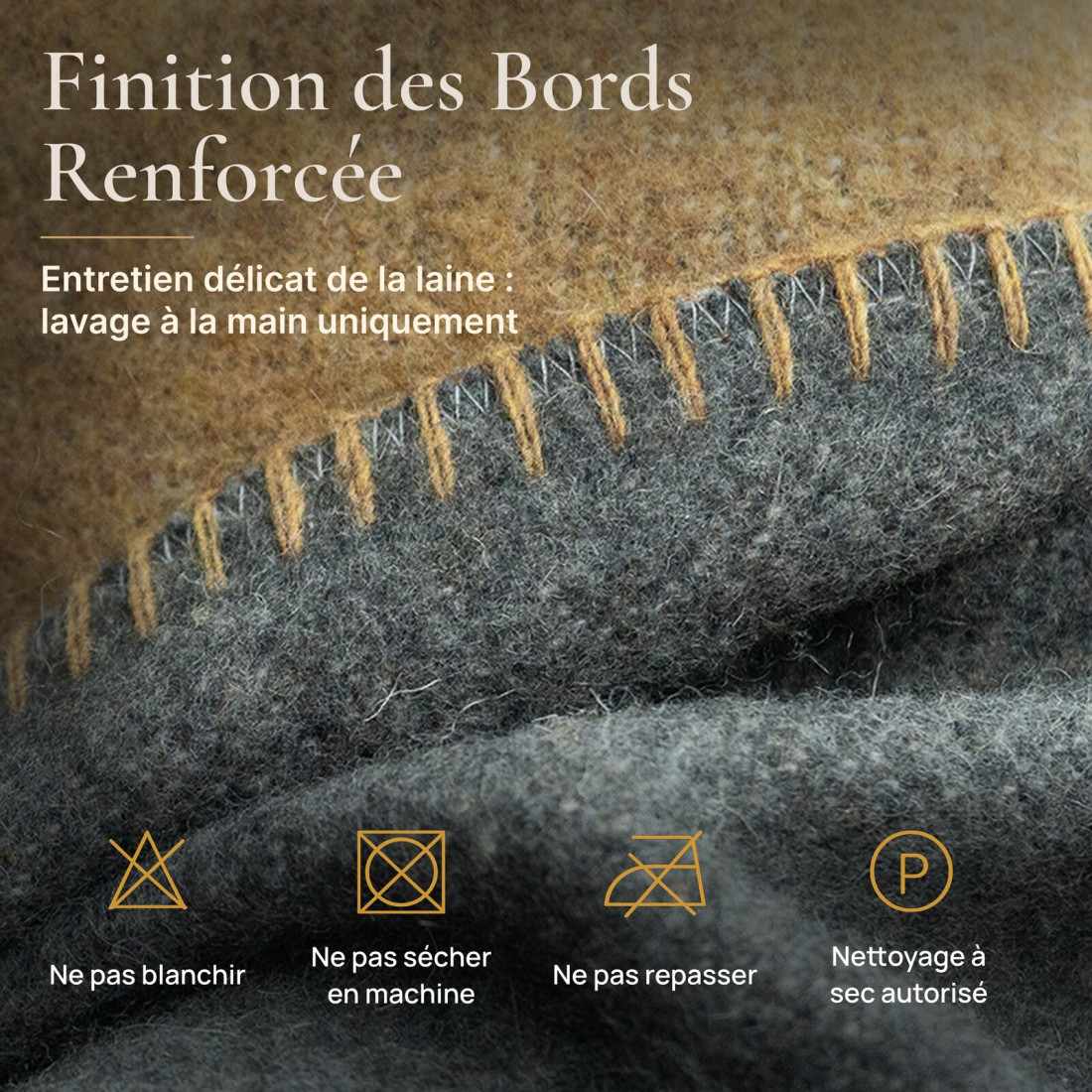 Couverture réversible 100 % laine · 7