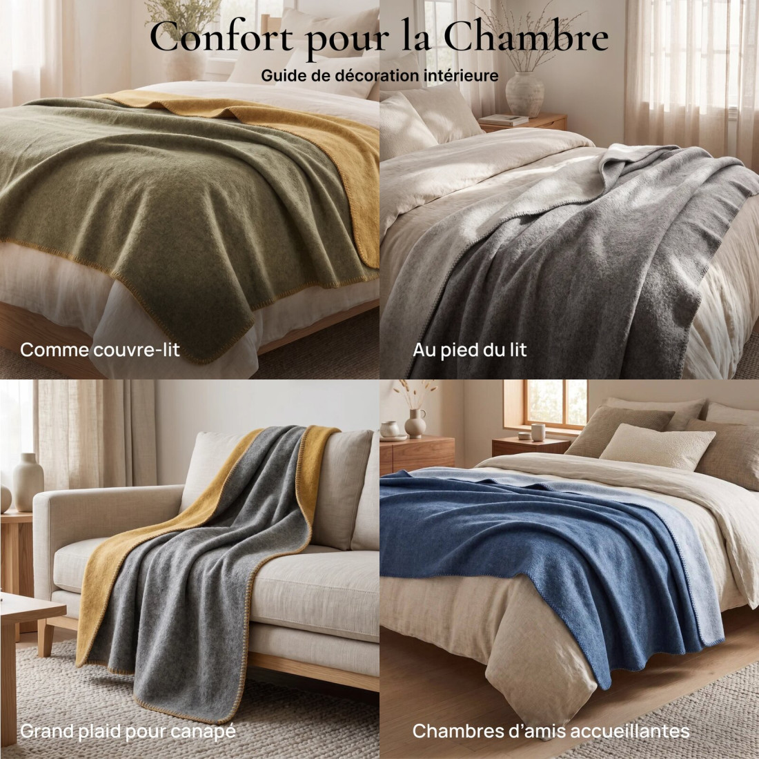 Couverture réversible 100 % laine · 5