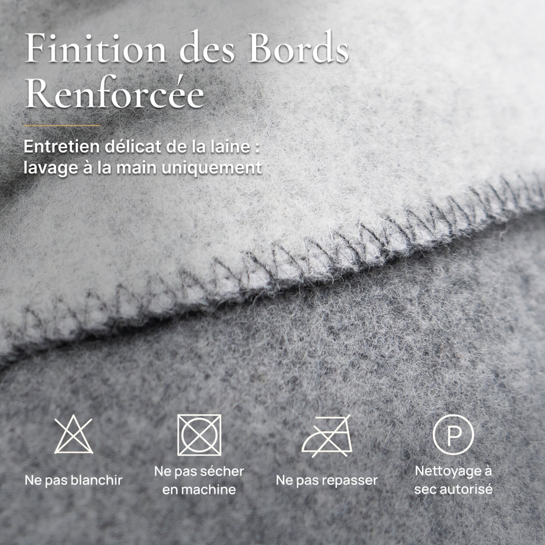 Couverture réversible 100 % laine · 7
