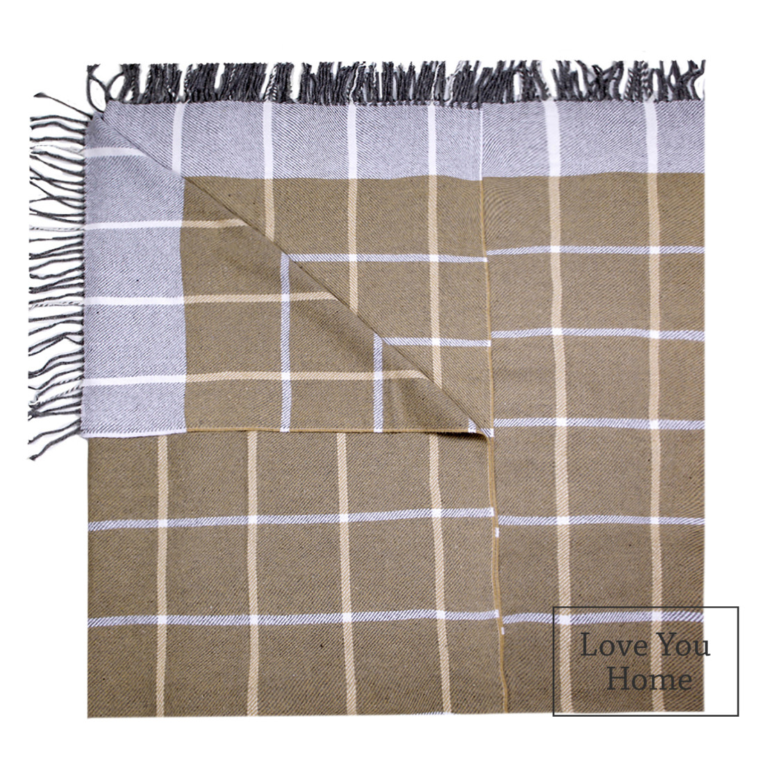 Couverture en Coton Carreaux · 5