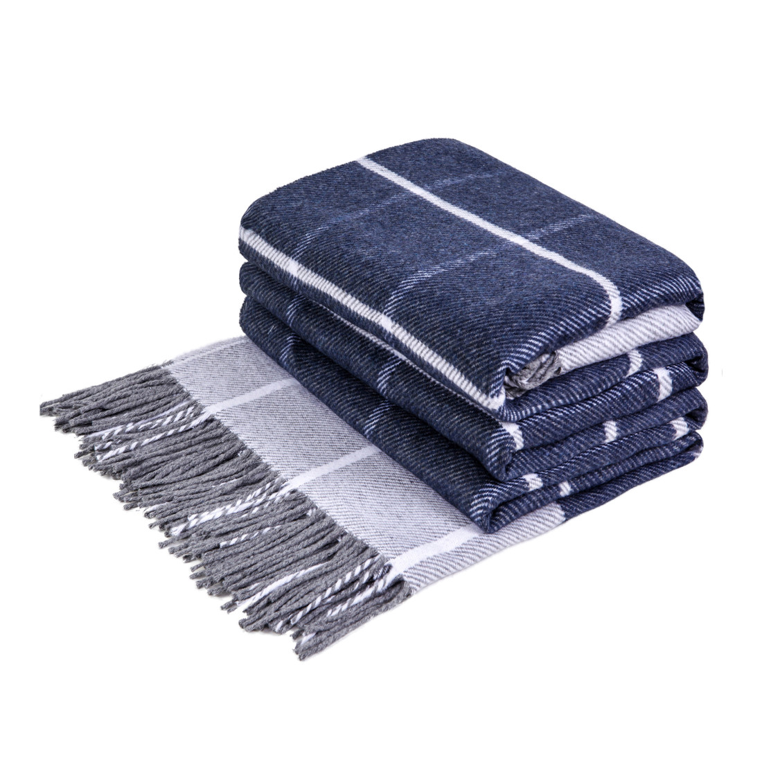 Couverture en Coton Carreaux