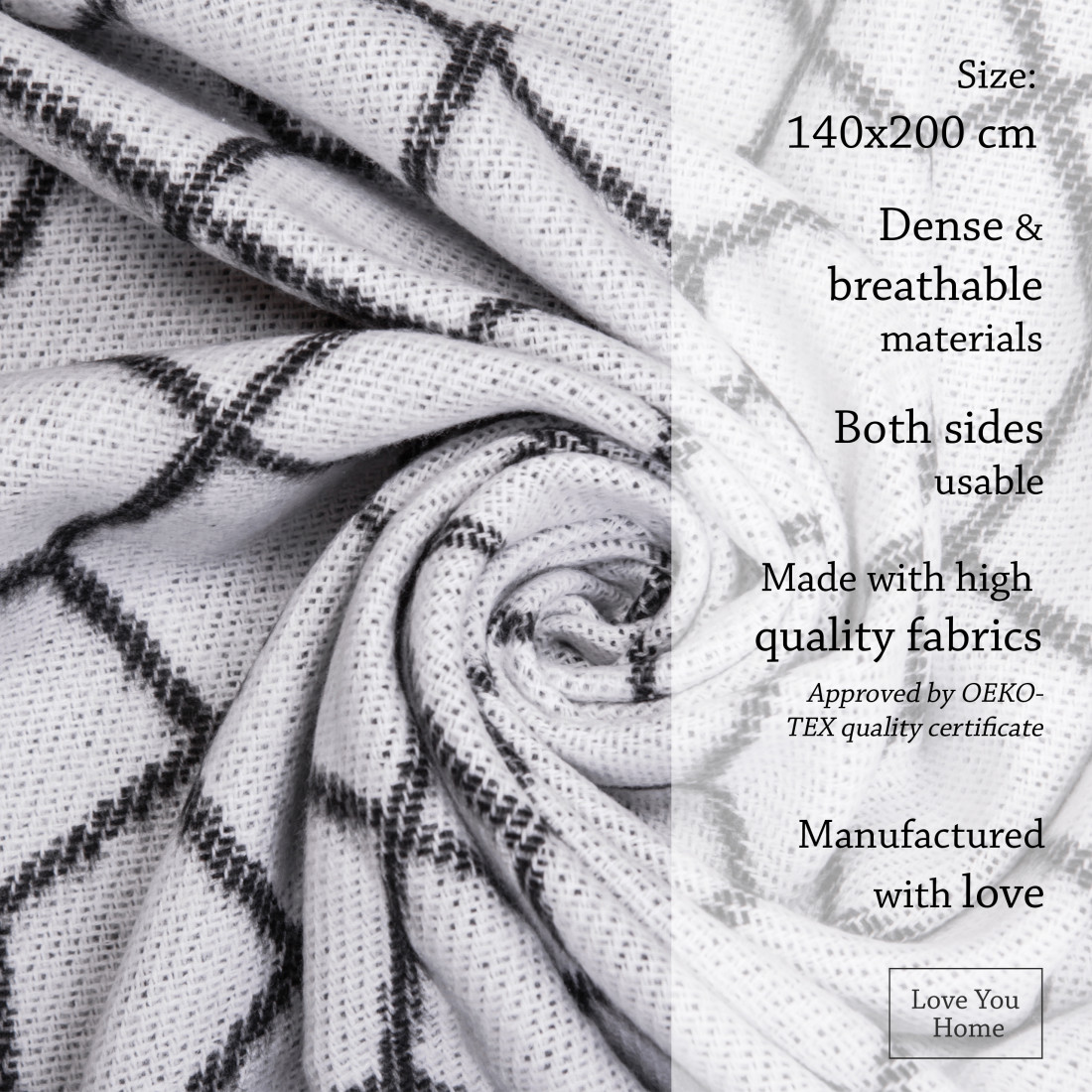 Couverture en Coton Maille · 4