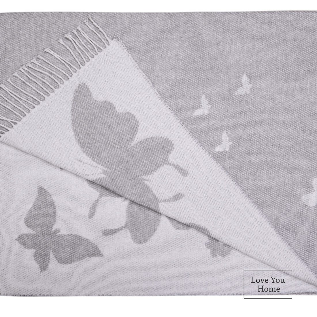 Couverture en Coton Papillons · 2