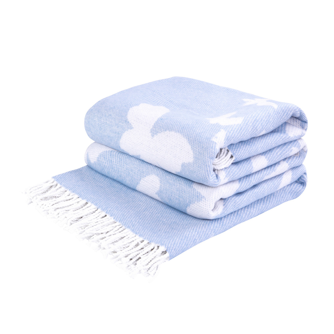 Couverture en coton papillons