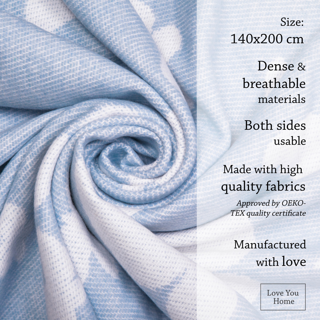 Couverture en coton papillons · 4