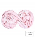 Couverture en Coton Papillons LoveYouHome (140x200 cm / Rose Clair - Blanc)