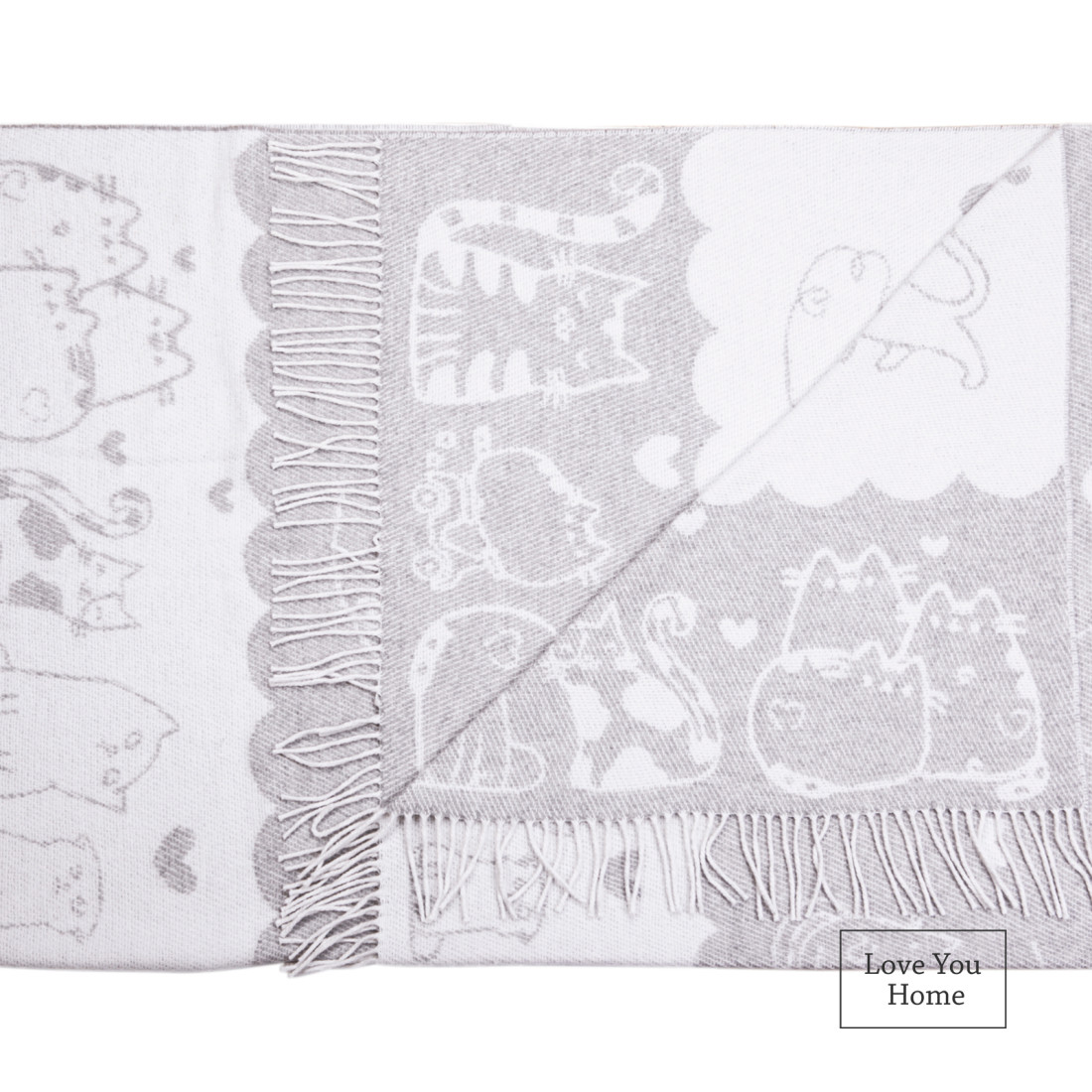 Couverture en coton Chats & Chatons · 2