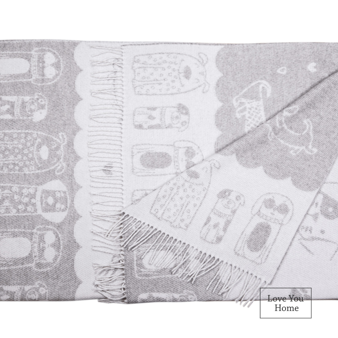 Couverture en Coton Chiens & Chiots · 2