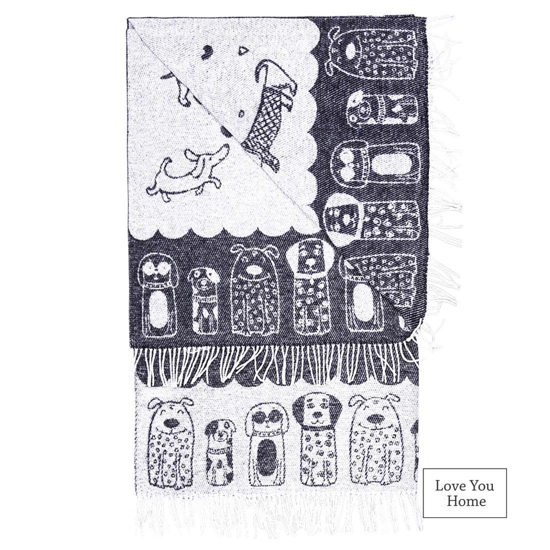 Couverture en Coton Chiens & Chiots · 2