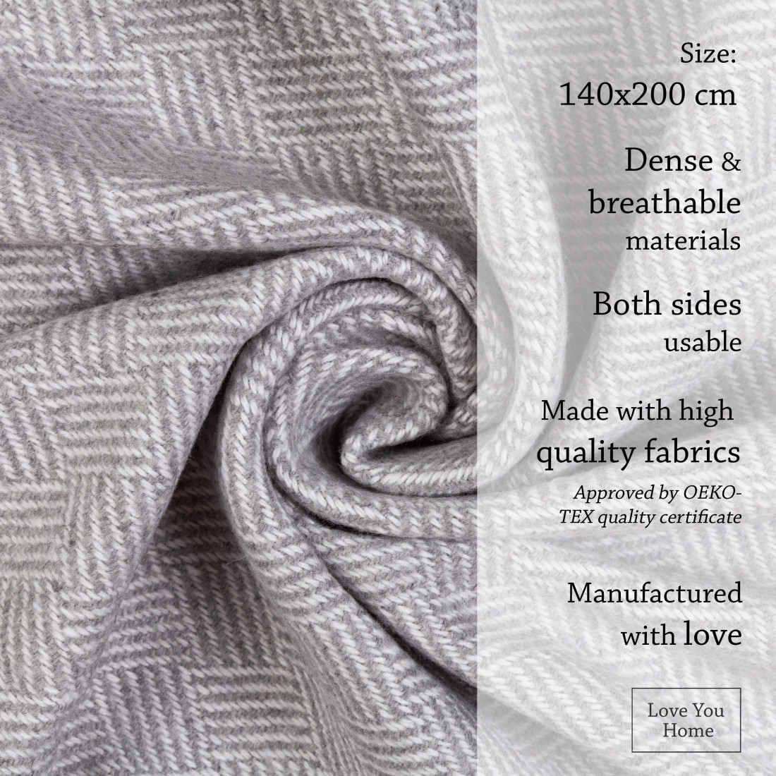 Couverture en coton Diagonal · 4