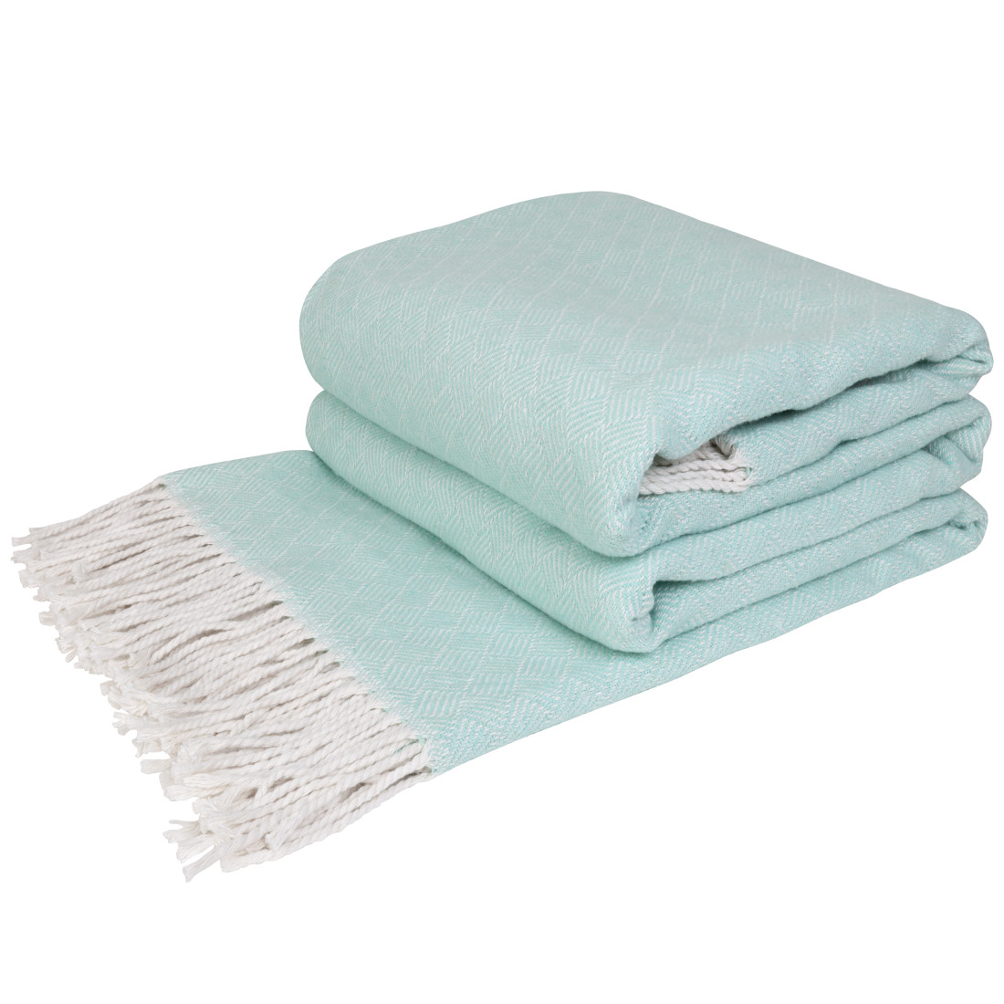 Couverture en coton Diagonale