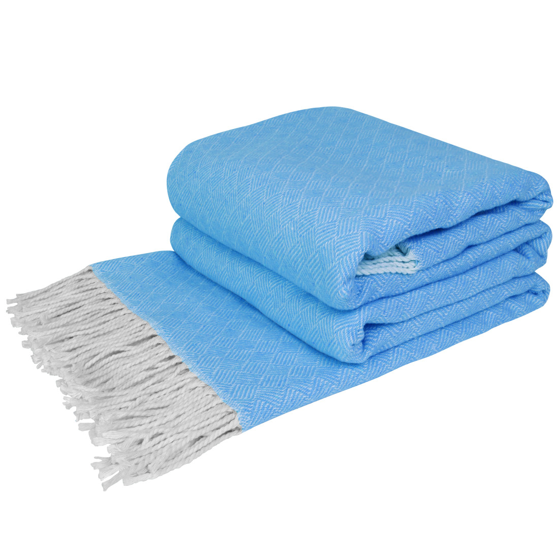 Couverture en coton Diagonale